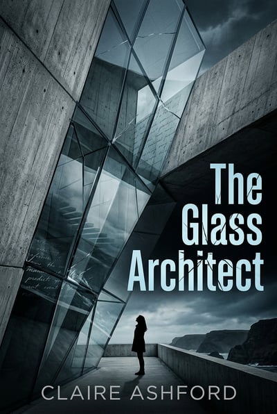 The cover for the book 'The Glass Architect' by Claire Ashford